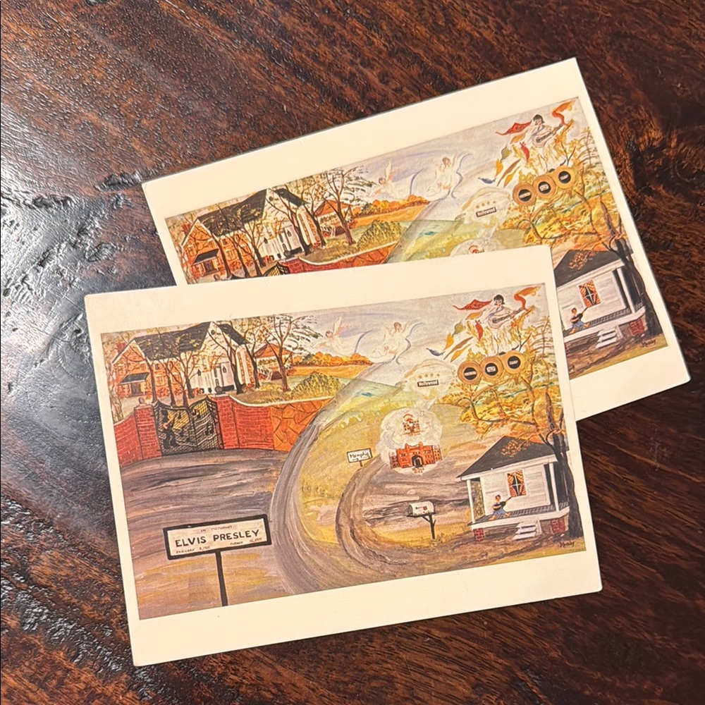 Vintage Elvis Presley Postcards